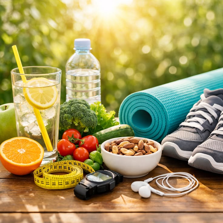 Abstract illustration of balance with soft blue gradients representing calm movement.